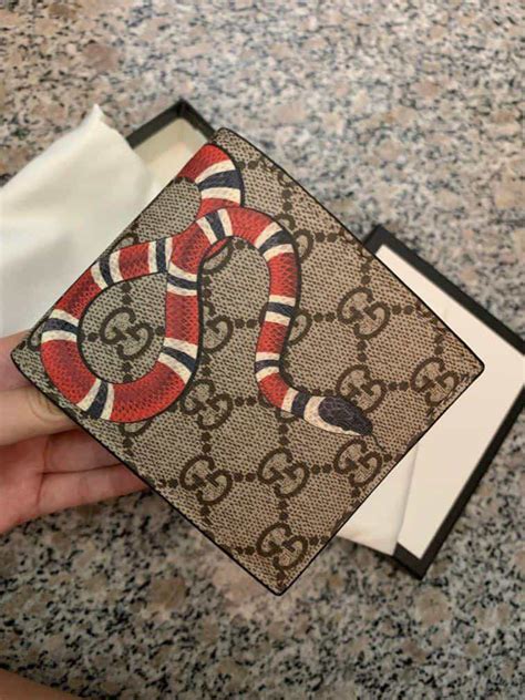 fake gucci wallet purse|authentic Gucci snake wallet.